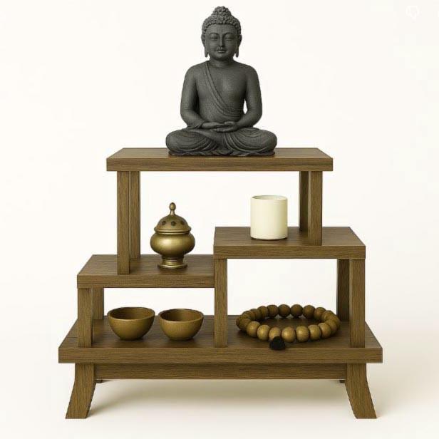 Алтарь для медитации из дерева Джаймари Мускат (ЛАТ-003707)