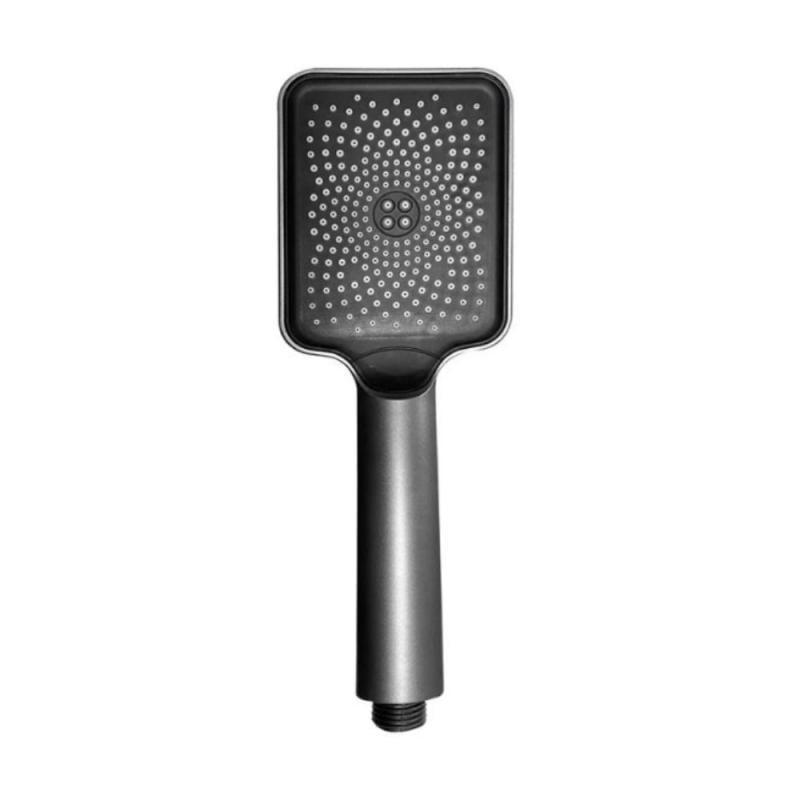 Лейка для ручного душа Qtap Rucni 145x90 мм прямоугольная QTRUCA145S1GRP Graphite (45820)