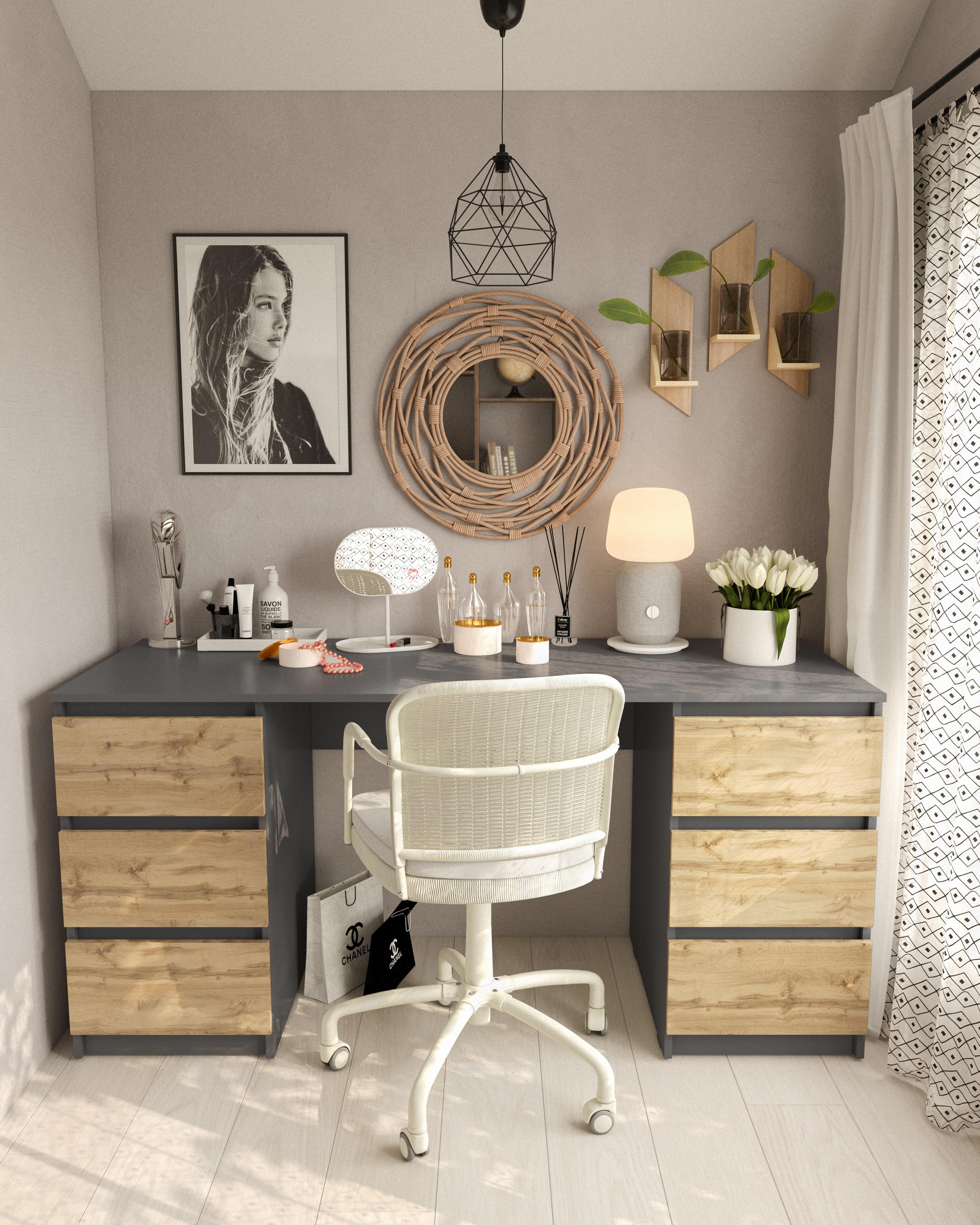 Письмовий стіл Moreli T-228 1580х758х600 мм Антрацитовий/Дуб аппалачі