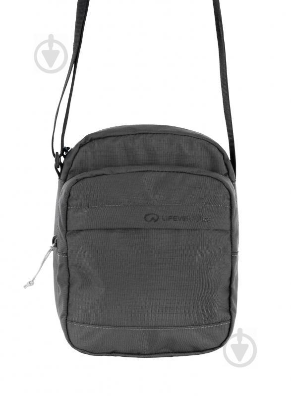 Сумка Lifeventure Recycled RFID Shoulder Bag Темно-Сірий - фото 3