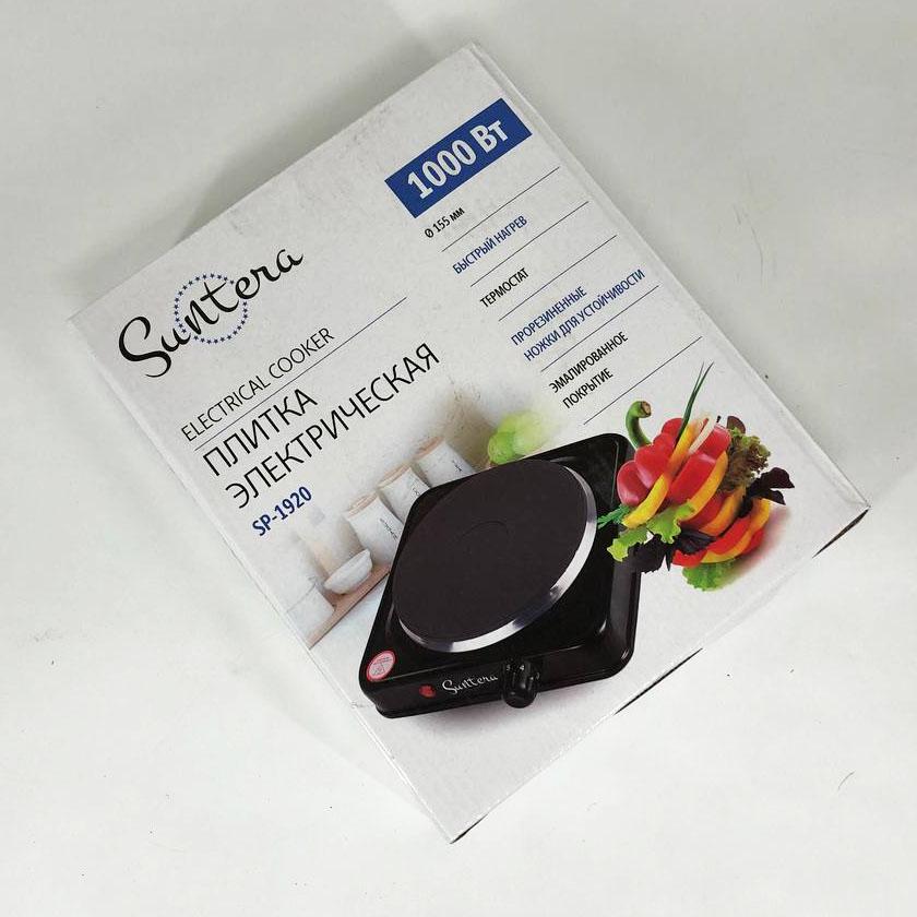 Плита электрическая Suntera SP-1920 1000 w Черный - фото 6 Плита электрическая Suntera SP-1920 1000 w Черный - фото 6