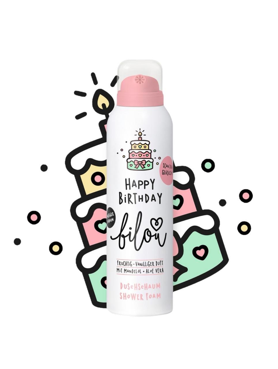 Пінка для душу Bilou Happy Birthday 200 мл (907)