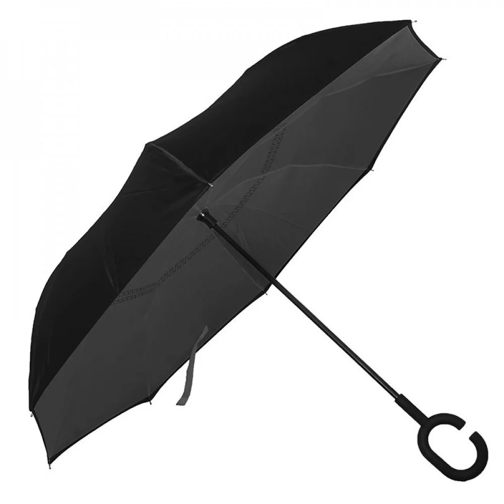 Зонт обратного сложения Up-Brella Черный