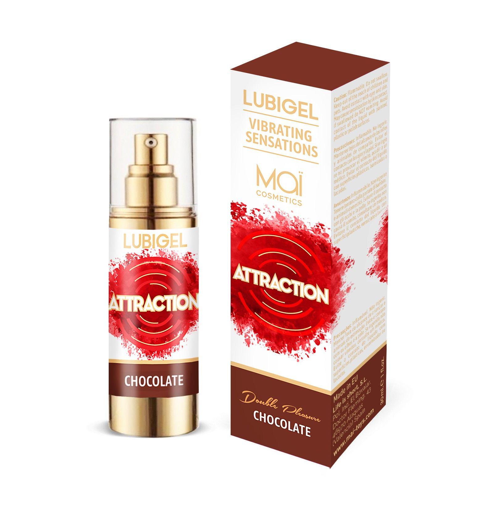Гель з ефектом вібрації MAI Lubigel Chocolate 30 мл