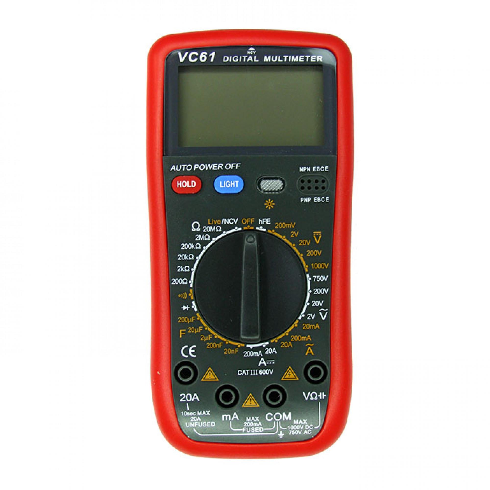 Мультиметр-тестер VC61 универсальный (6307086) Мультиметр-тестер VC61 универсальный (6307086)