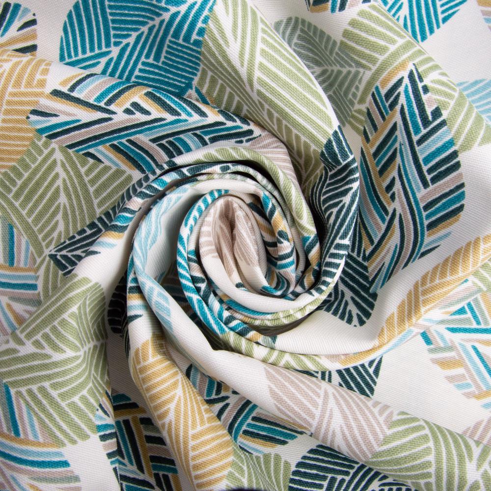 Ткань декоративная Премьер Листья с водоотталкивающей пропиткой Зеленый (2345329506)