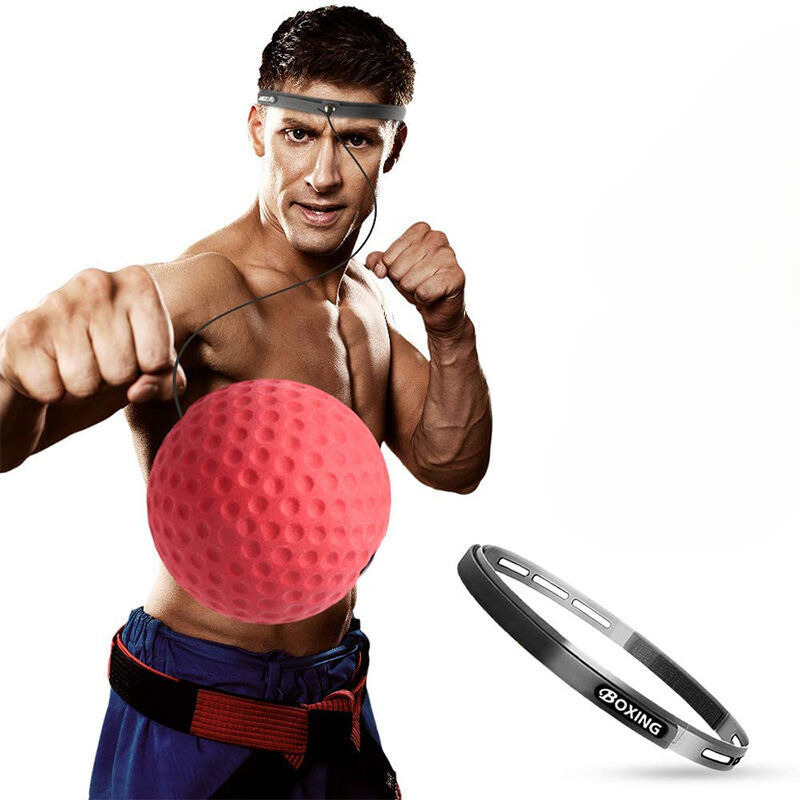 Мяч для бокса скоростной тренировочный Fight Ball 85 г с регулируемым ремешком Красный (10929019)