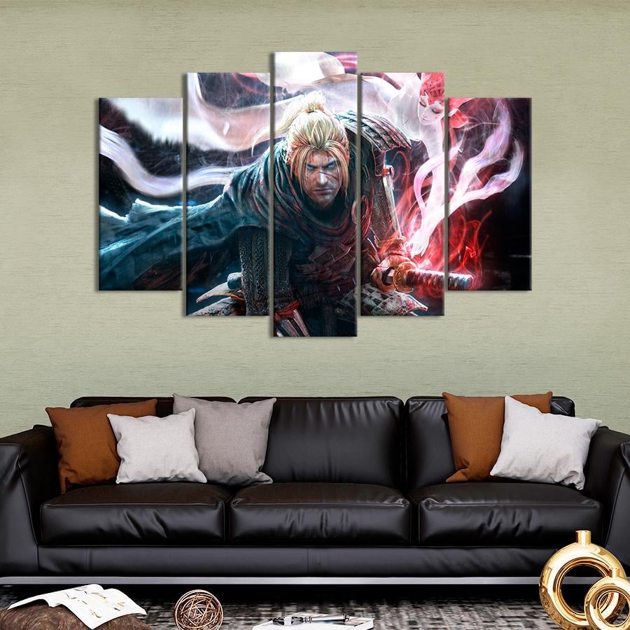 Настенний декор Главный герой игры Nioh 137x85 см (A162-5)