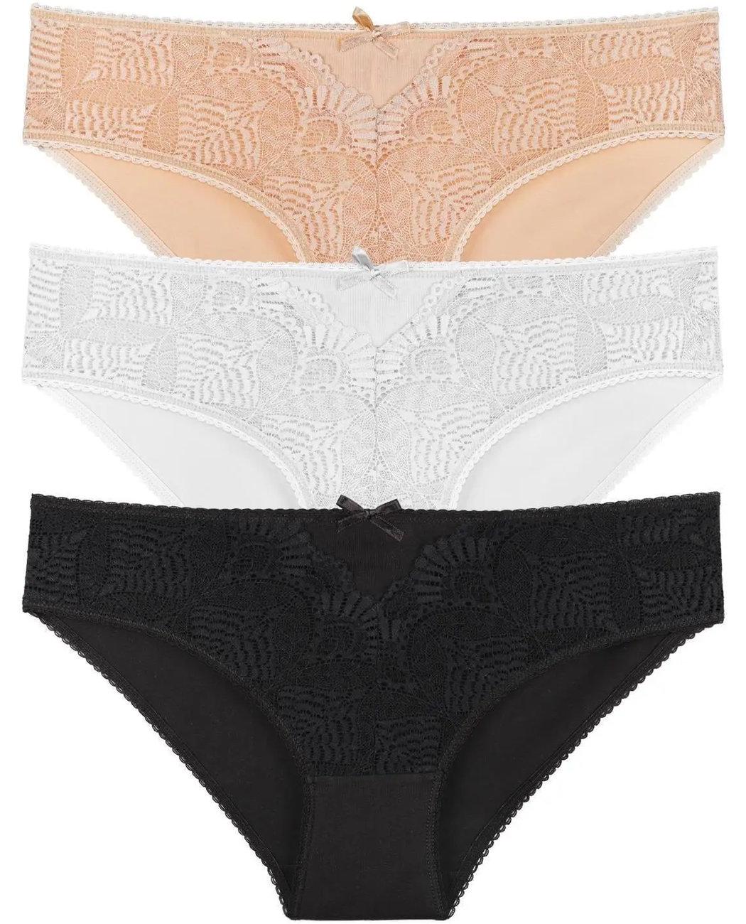 Набор трусиков-слипов женских Sensu KTS2076 3 шт. L Разноцветный (8682740062580)