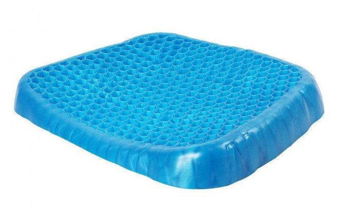 Подушка ортопедическая гелевая Egg Sitter 6724 37х31х3,5 см Blue - фото 2