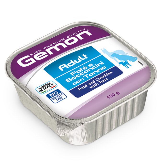 Корм для взрослых собак Gemon dog wet Тунец 150 г (8009470300308) Корм для взрослых собак Gemon dog wet Тунец 150 г (8009470300308)