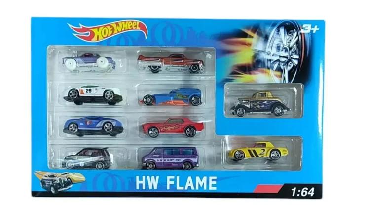 Набір машинок Hot Wheels 10в1 AA4-1 металеві інерційні (2849220730) Набір машинок Hot Wheels 10в1 AA4-1 металеві інерційні (2849220730)