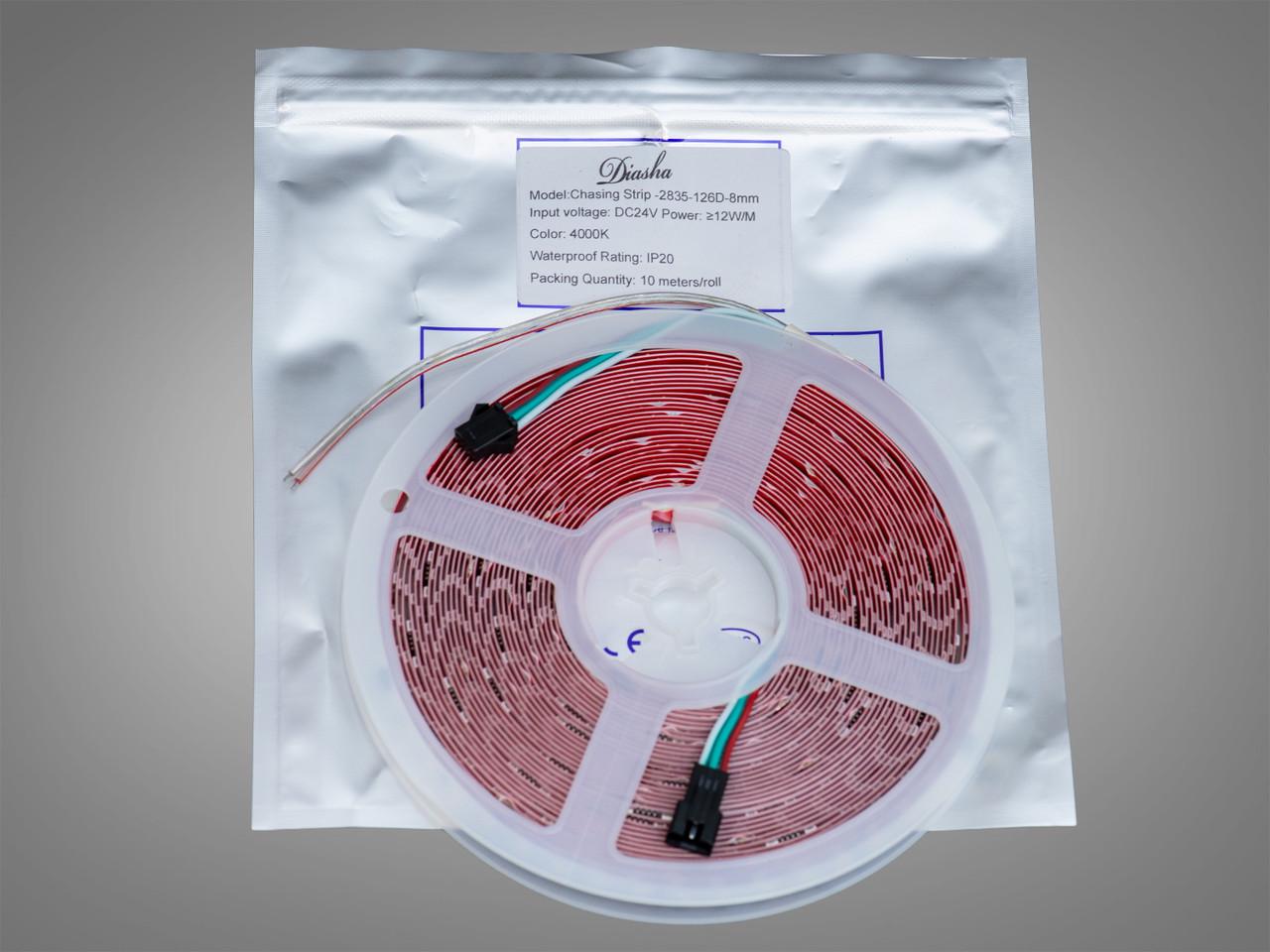 Світлодіодна стрічка Адресна NWS24-2835-126-NW-20-8 24 В 126 діодів на метр 8 мм нейтральний (2563429715) - фото 2 Світлодіодна стрічка Адресна NWS24-2835-126-NW-20-8 24 В 126 діодів на метр 8 мм нейтральний (2563429715) - фото 2