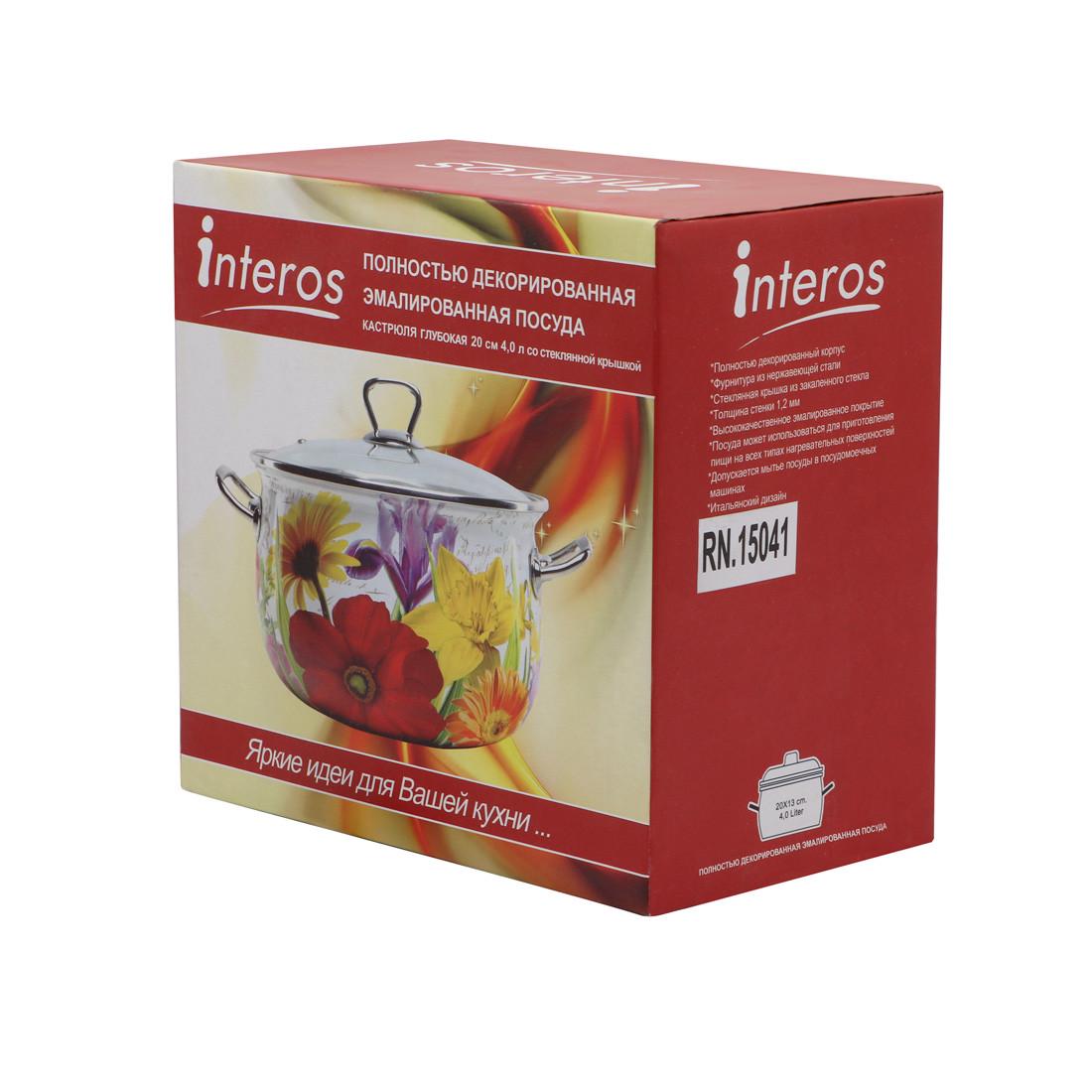 Каструля емальована Ажур 4 л Чорний (2598С) - фото 4 Каструля емальована Ажур 4 л Чорний (2598С) - фото 4