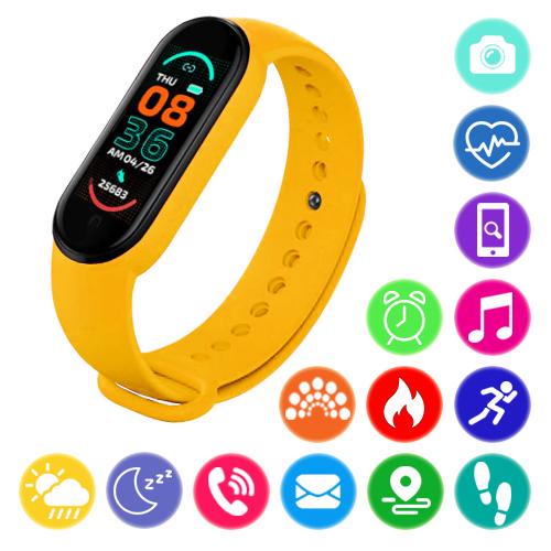 Фітнес браслет Smart Band 6 смарт-трекер Yellow - фото 7 Фітнес браслет Smart Band 6 смарт-трекер Yellow - фото 7