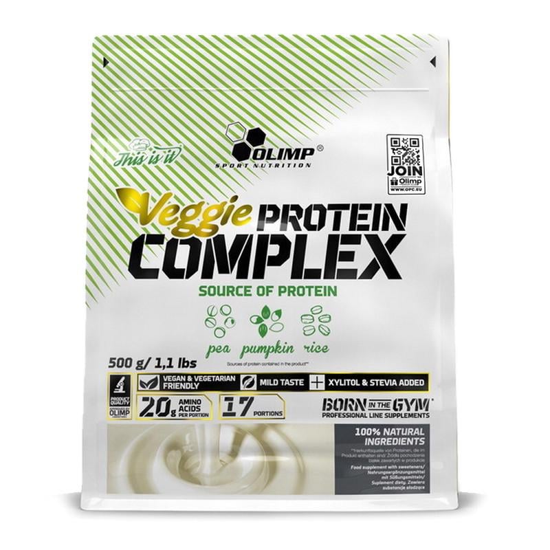 Протеин растительный Olimp Veggie Protein Complex без вкуса 500 г (18050-01)