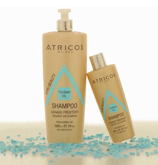 Шампунь Atricos Milano для повседневного использования с маслом Tsubaki 1000 мл - фото 4 Шампунь Atricos Milano для повседневного использования с маслом Tsubaki 1000 мл - фото 4