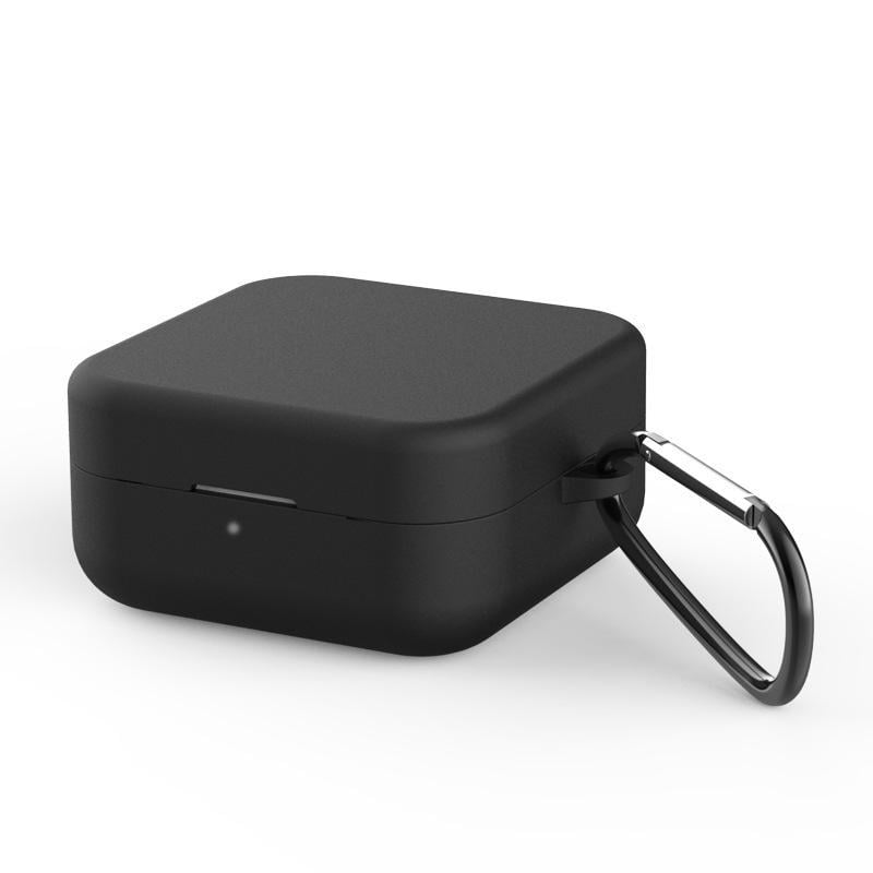 Чехол для наушников-гарнитуры Xiaomi Air 2 SE Mi True Wireless Bluetooth Earphones Headset силиконовый с фиксатором Черный (238403)