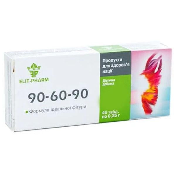 Екстракт для схуднення Elit-Pharm 90-60-90 40 табл. (000025273)