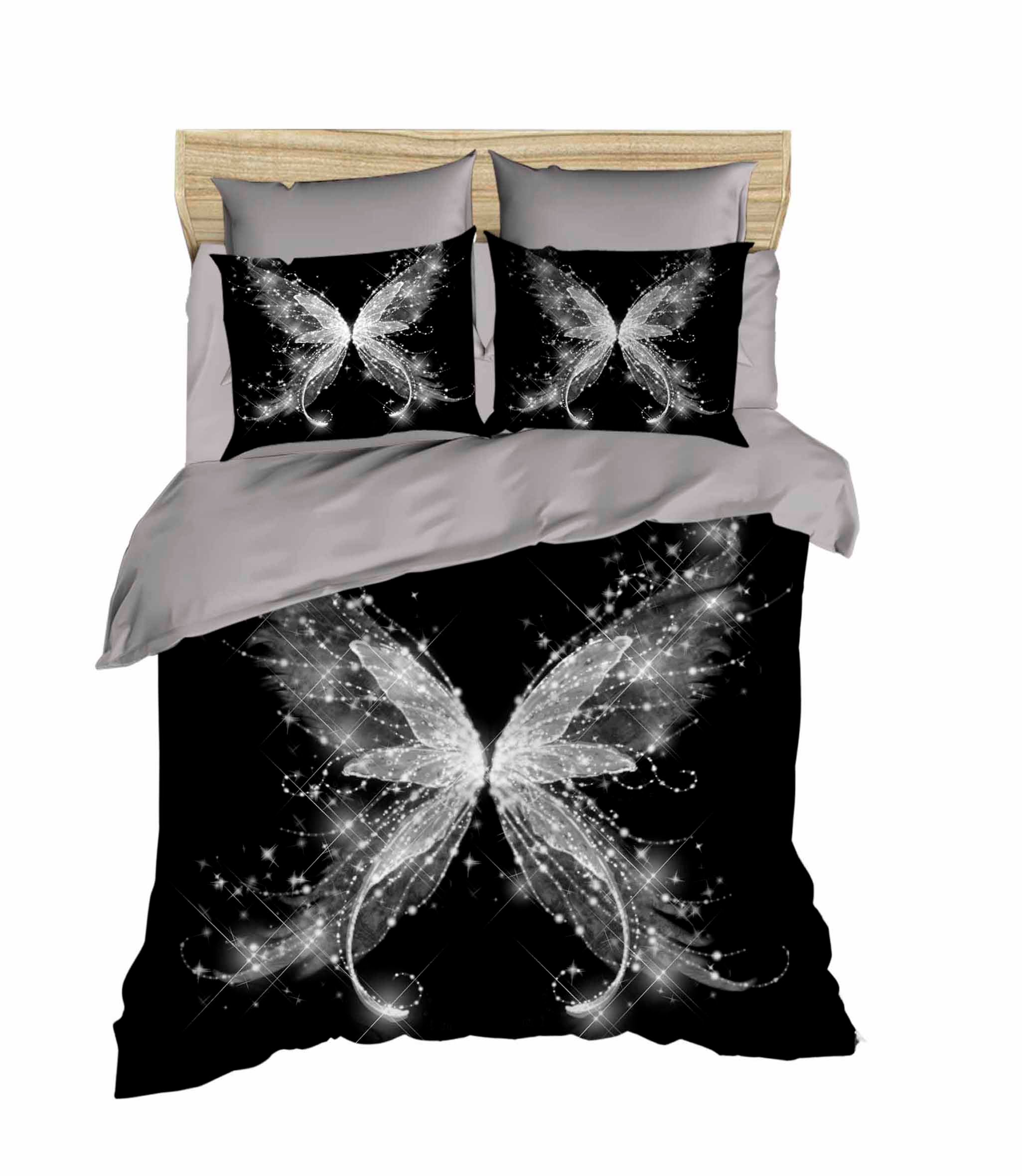 Комплект постільної білизни LIGHTHOUSE ranforce+3D Silver Shine 200х220/4х50х70