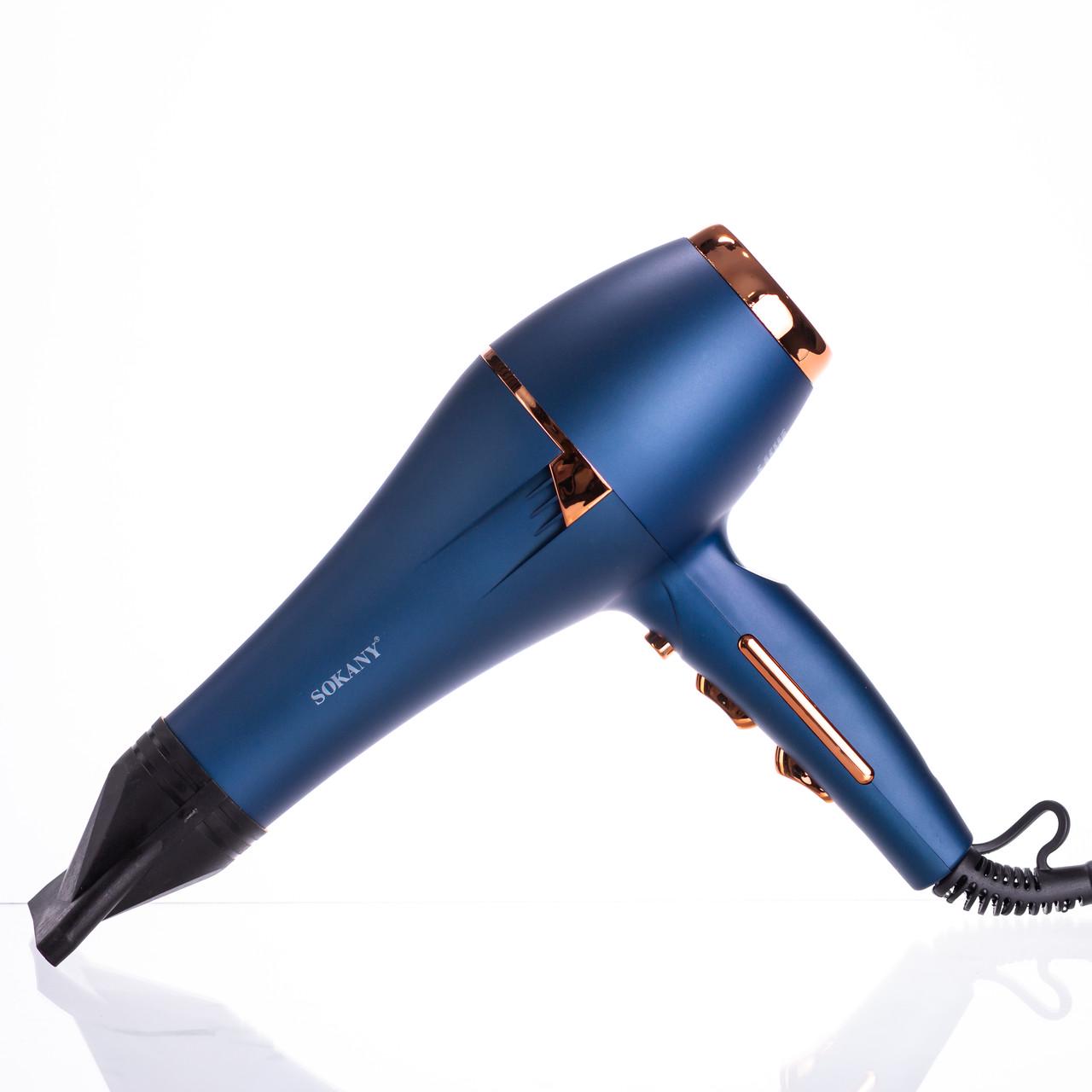 Фен для волосся Sokany SK-14001 з насадками концентратор та дифузор 2400 Вт (7408) - фото 6 Фен для волосся Sokany SK-14001 з насадками концентратор та дифузор 2400 Вт (7408) - фото 6