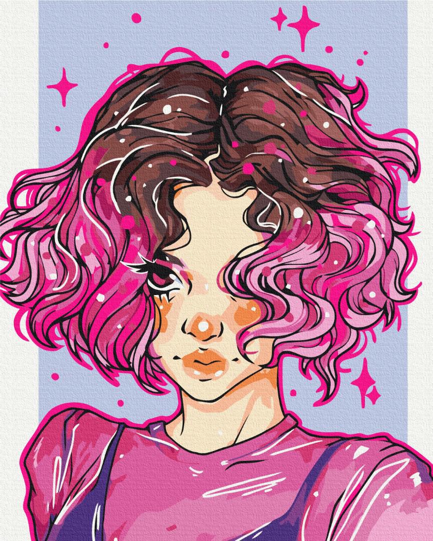 Картина по номерам Brushme Яркие локоны 48x60 см (BS53521L)