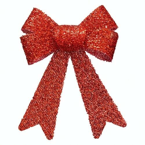 Игрушка на ялку Бантик люрекс Seta Decor 18-564RD