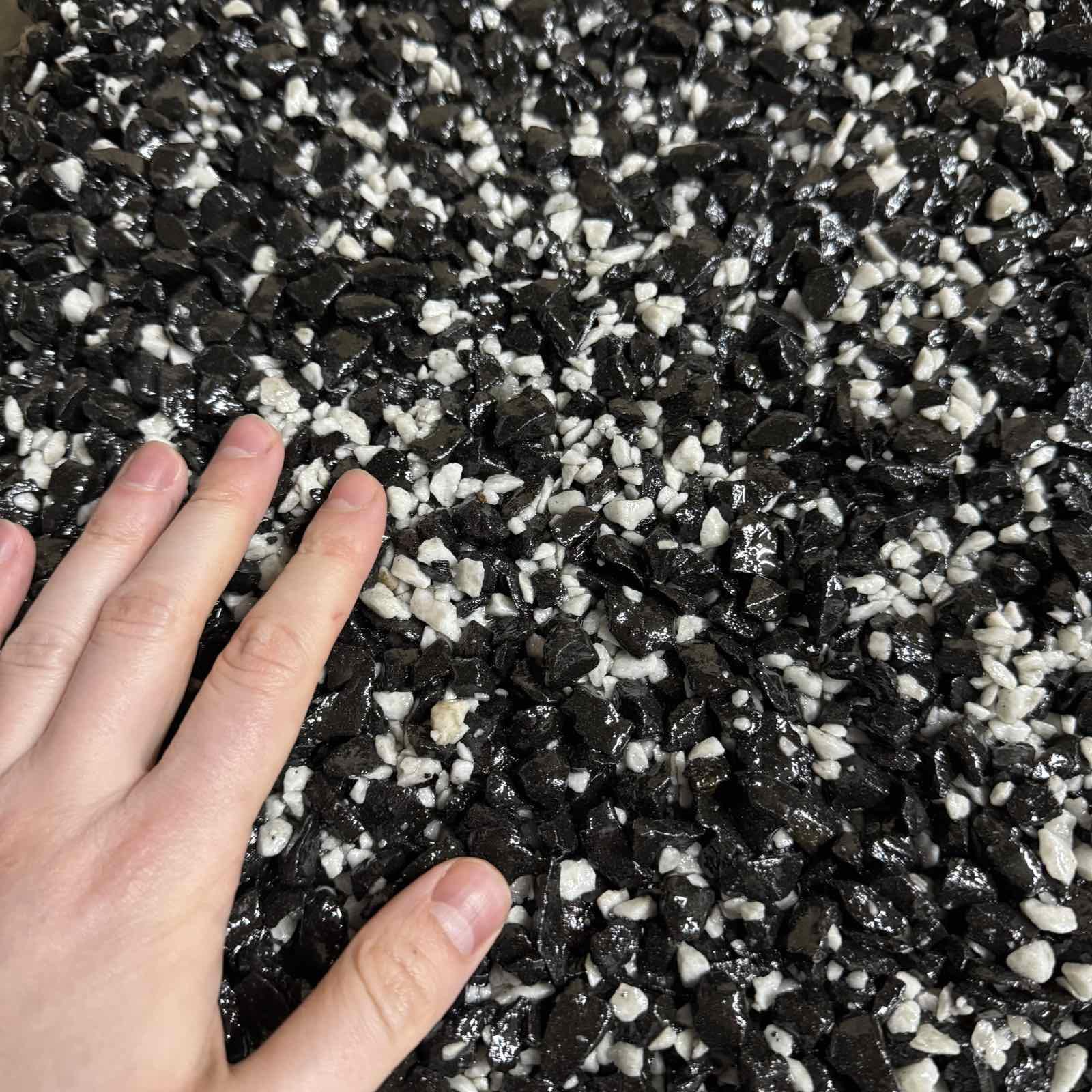 Набір кам'яний килим Creto каміння/клей 22,2 кг Black/White (3029) - фото 2 Набір кам'яний килим Creto каміння/клей 22,2 кг Black/White (3029) - фото 2