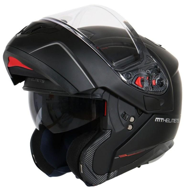 Мотошлем MT HELMETS ATOM SV Solid S Matt Black (10373) Мотошлем MT HELMETS ATOM SV Solid S Matt Black (10373)