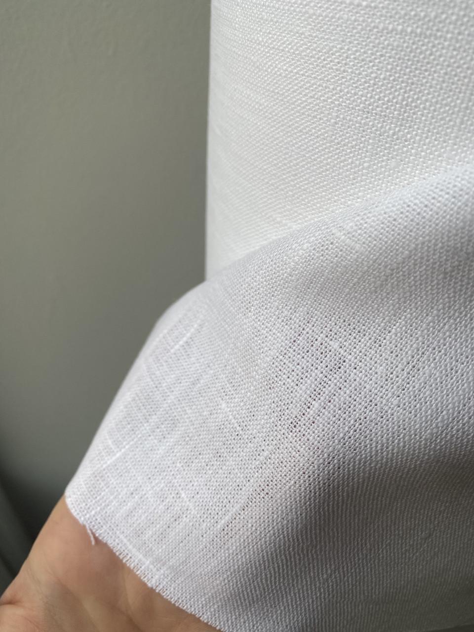 Тканина скатерна LINEN PLUS 100% льон 143 см 101 Білий - фото 3 Тканина скатерна LINEN PLUS 100% льон 143 см 101 Білий - фото 3