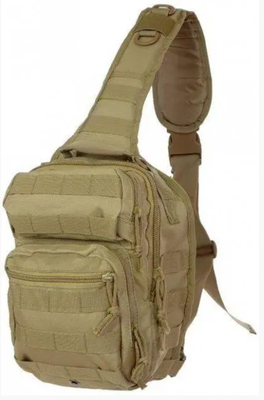 Рюкзак однолямочный Mil-tec 10 14059105 Койот (NA005418)