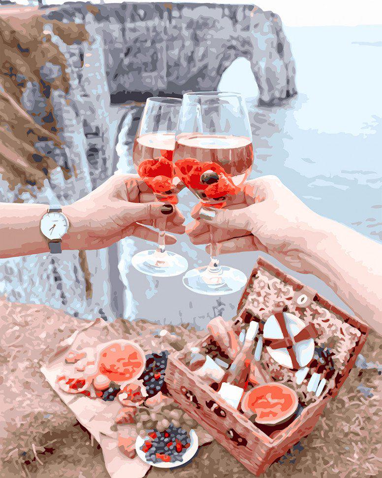 Картина за номерами Brushme Брекфест у скель (GX27953) Картина за номерами Brushme Брекфест у скель (GX27953)