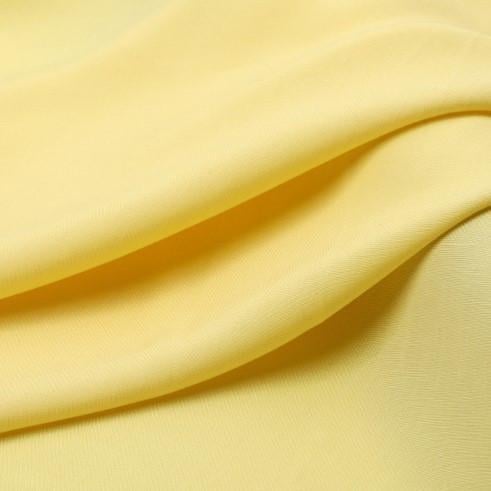 Тканина віскоза LuxFabric 160 г/м² 1,6 м 1 м Жовтий світлий (ТП1601в17)