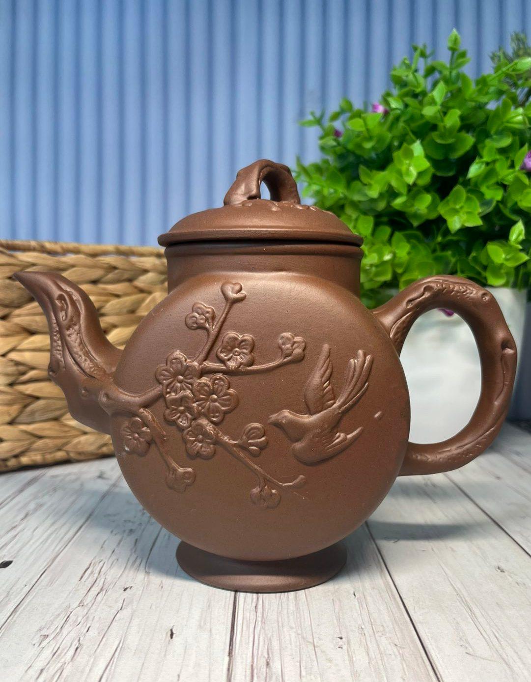 Чайник из исинской глины Голубка 600 мл (60573)