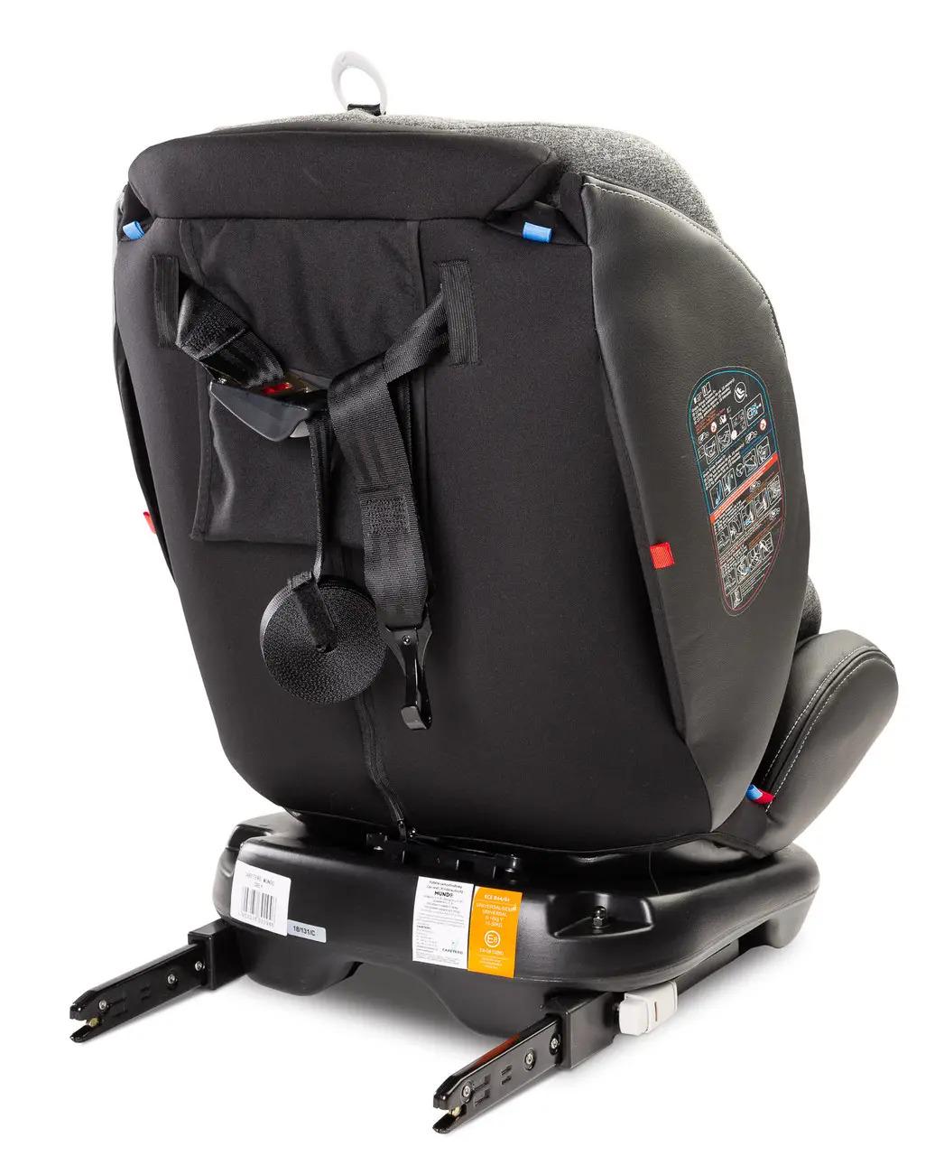 Автокресло детское Caretero Mundo Isofix 81х44х44 см 0-36 кг Серый (129889) - фото 4