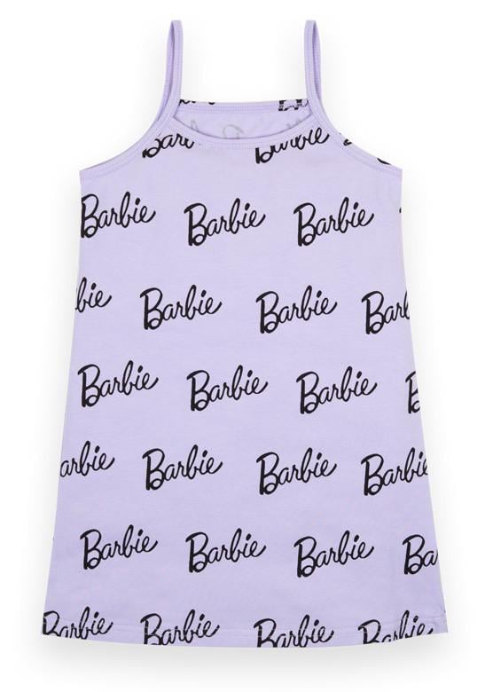 Сорочка нічна дитяча бавовняна для дівчинки Mareks на тонких бретелях 128 см Фіолетовий (70008)