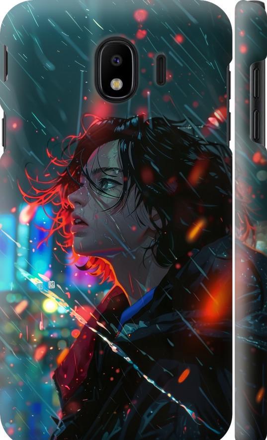 Чехол на Samsung Galaxy J4 2018 Ночные огни (6096m-1487-42517)