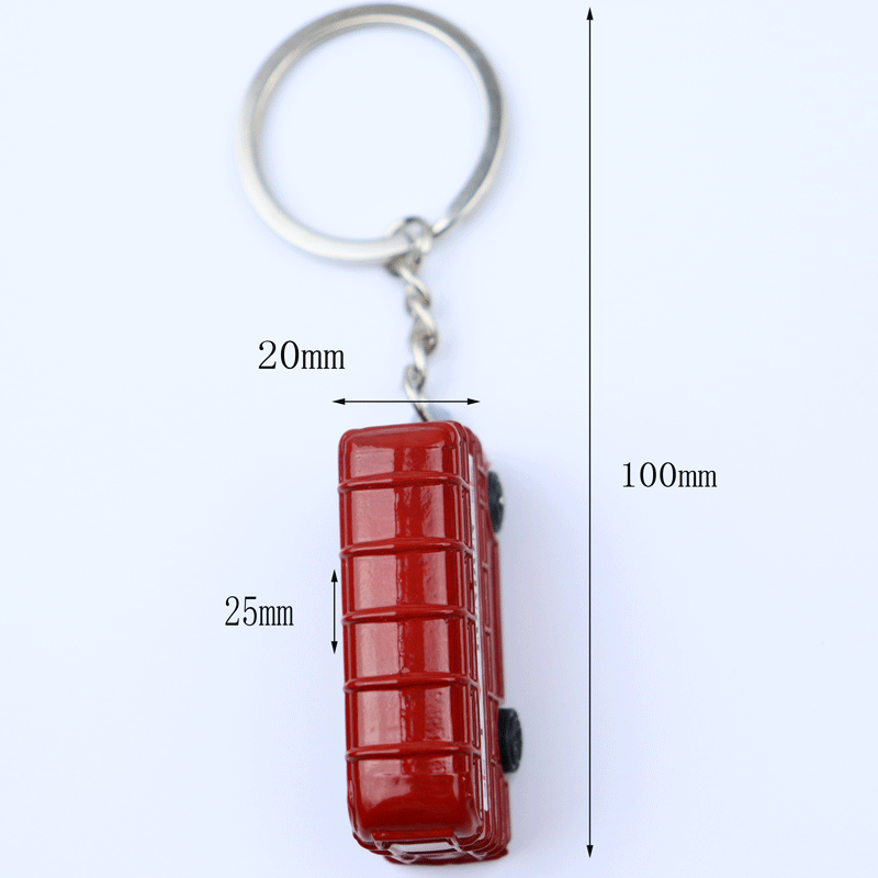 Брелок для ключей Лондонский автобус металлический Красный (99_16_0_1С) - фото 12 Брелок для ключей Лондонский автобус металлический Красный (99_16_0_1С) - фото 12