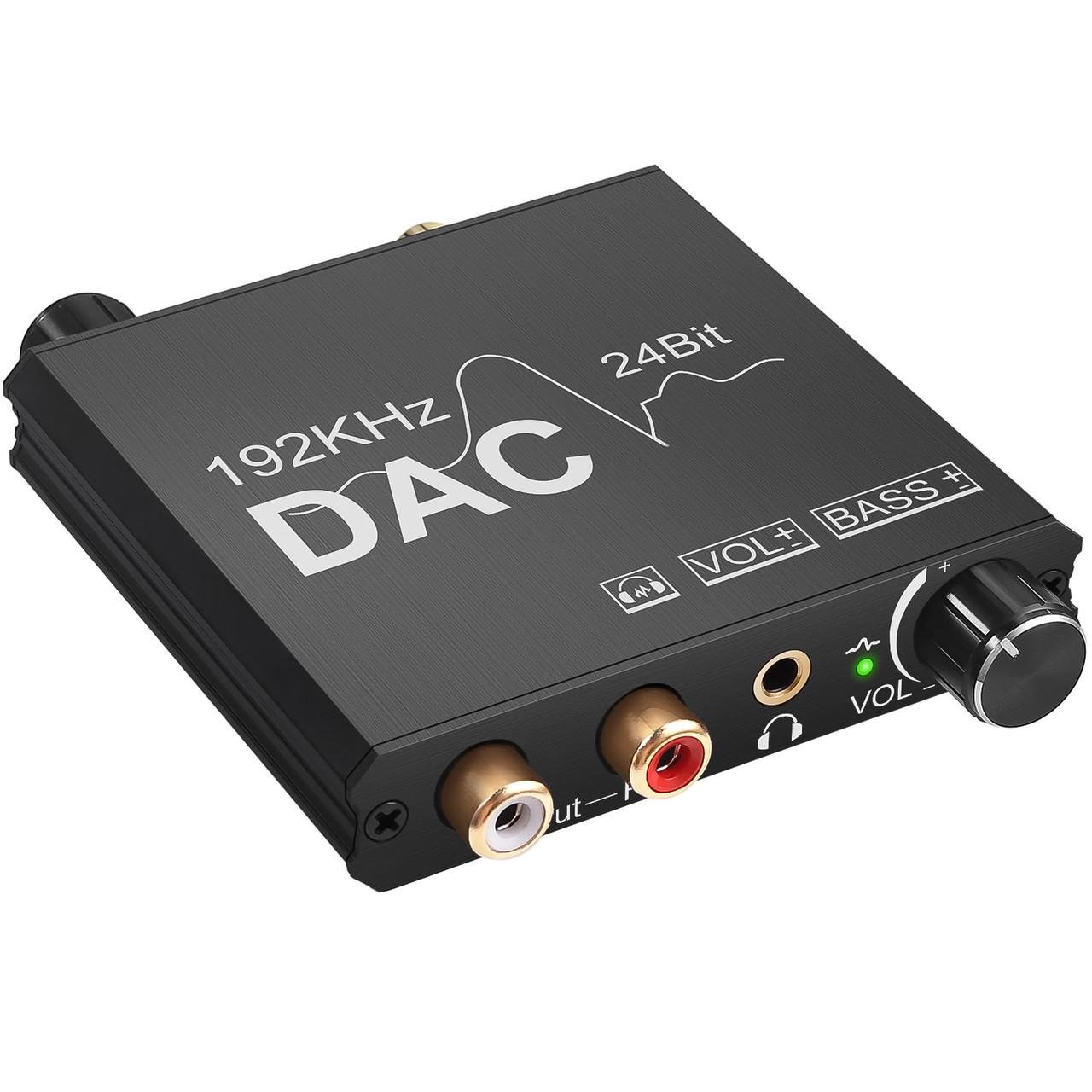 Перетворювач цифро-аналоговий Addap DAC-01 з Toslink SPDIF та коаксіалу на RCA і mini Jack 3,5 мм - фото 3