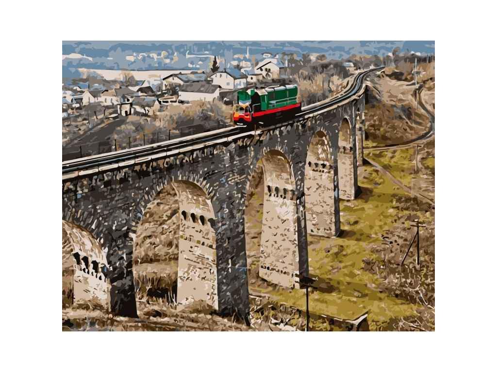 Картина по номерам Strateg Плебановский виадук 40х50 см (SY6559)