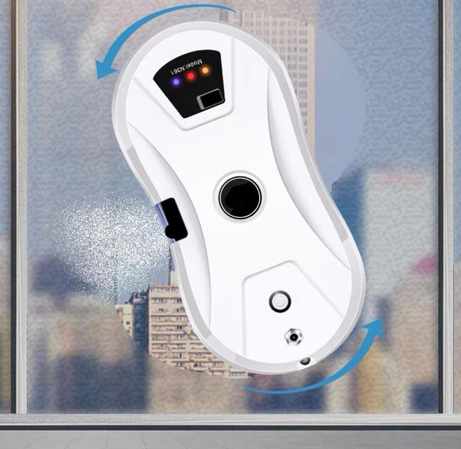 Робот для мойки окон с автоматическим распылением воды пульт ДУ Белый (25336320) - фото 8 Робот для мойки окон с автоматическим распылением воды пульт ДУ Белый (25336320) - фото 8