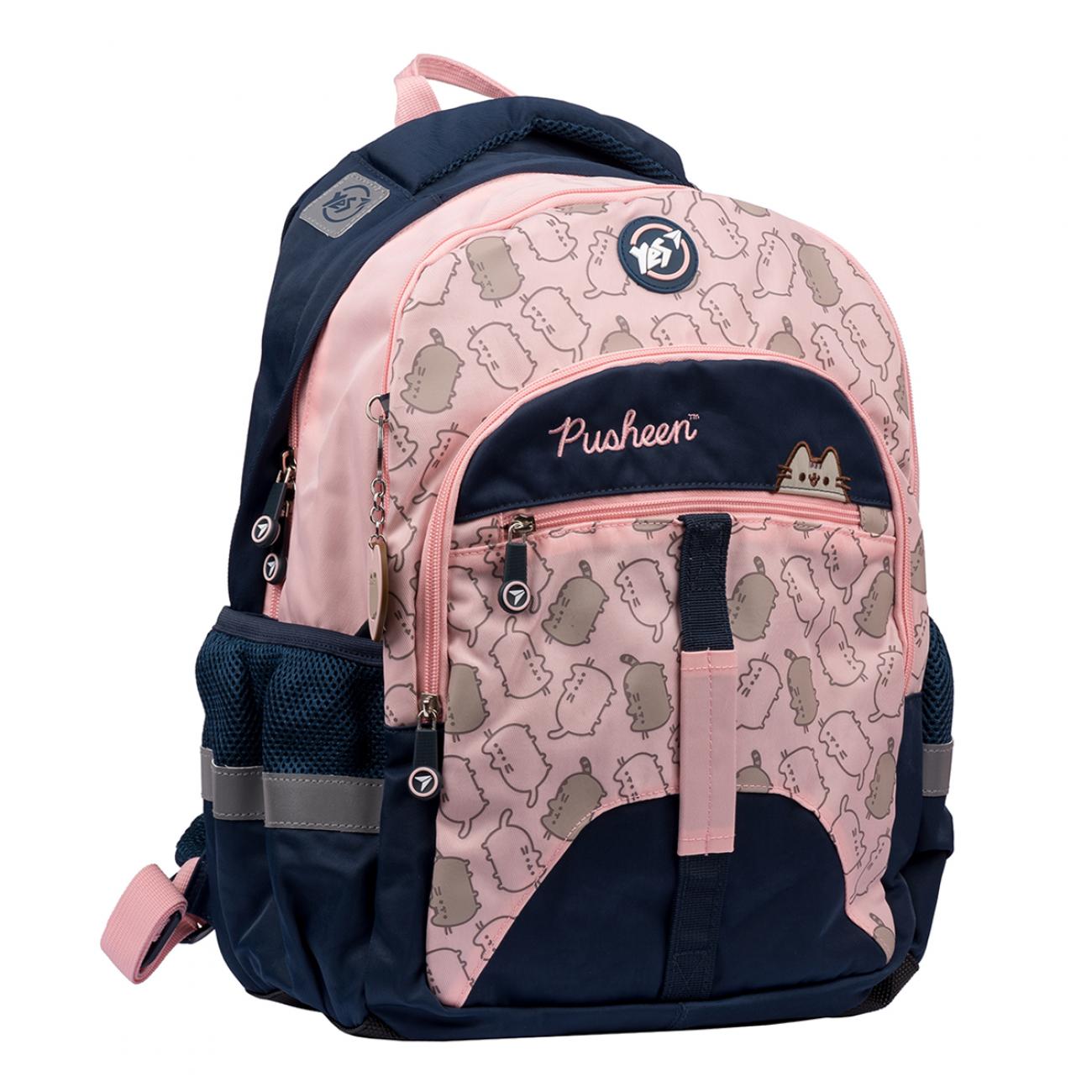 Рюкзак шкільний YES Pusheen 43x31x14 см 19 л Рожевий (554680) Рюкзак шкільний YES Pusheen 43x31x14 см 19 л Рожевий (554680)