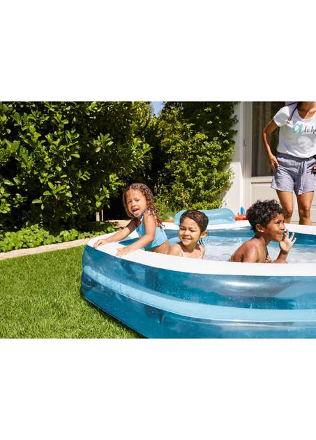Басейн дитячий Crivit Paddling Pool з підголівником 202х151х46 см - фото 5