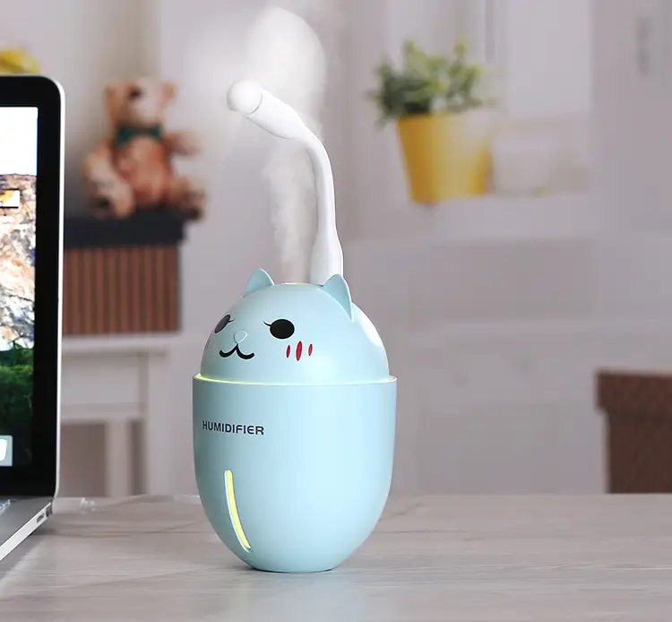 Зволожувач повітря Humidifier Котик із USB ультразвуковий 320 мл (00386) - фото 4