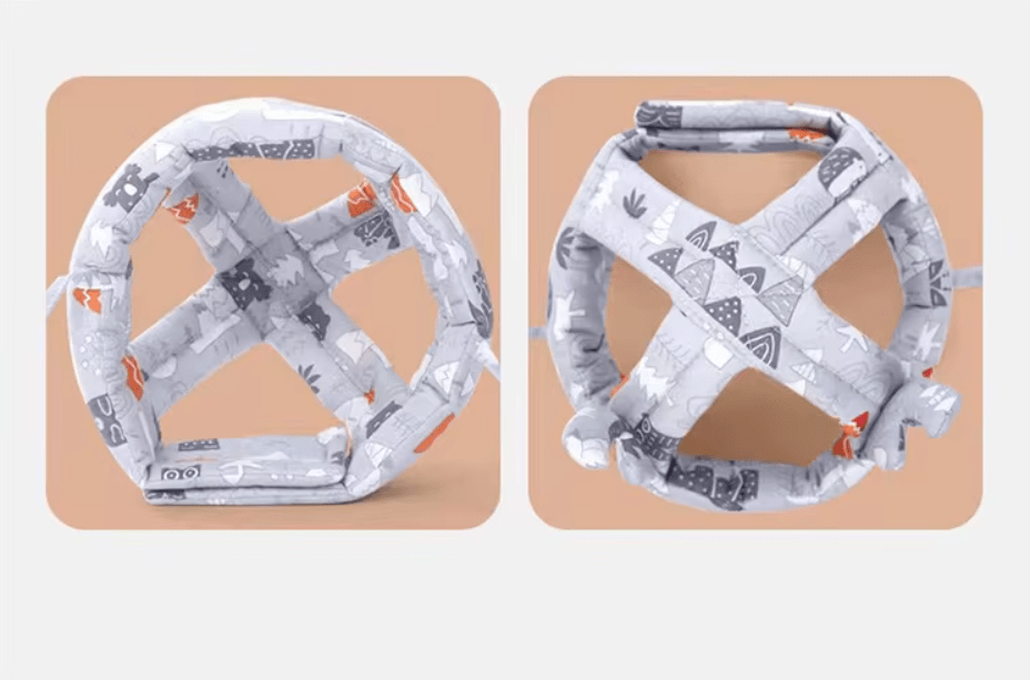 Шолом захисний для голови малюка від падінь Сірий (143722) - фото 3 Шолом захисний для голови малюка від падінь Сірий (143722) - фото 3