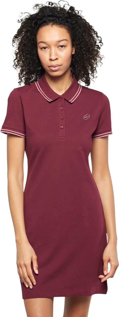 Платье-поло женское Lotto POLO DIANA W II 219396/ACV XL Бордовый (48105- 53)