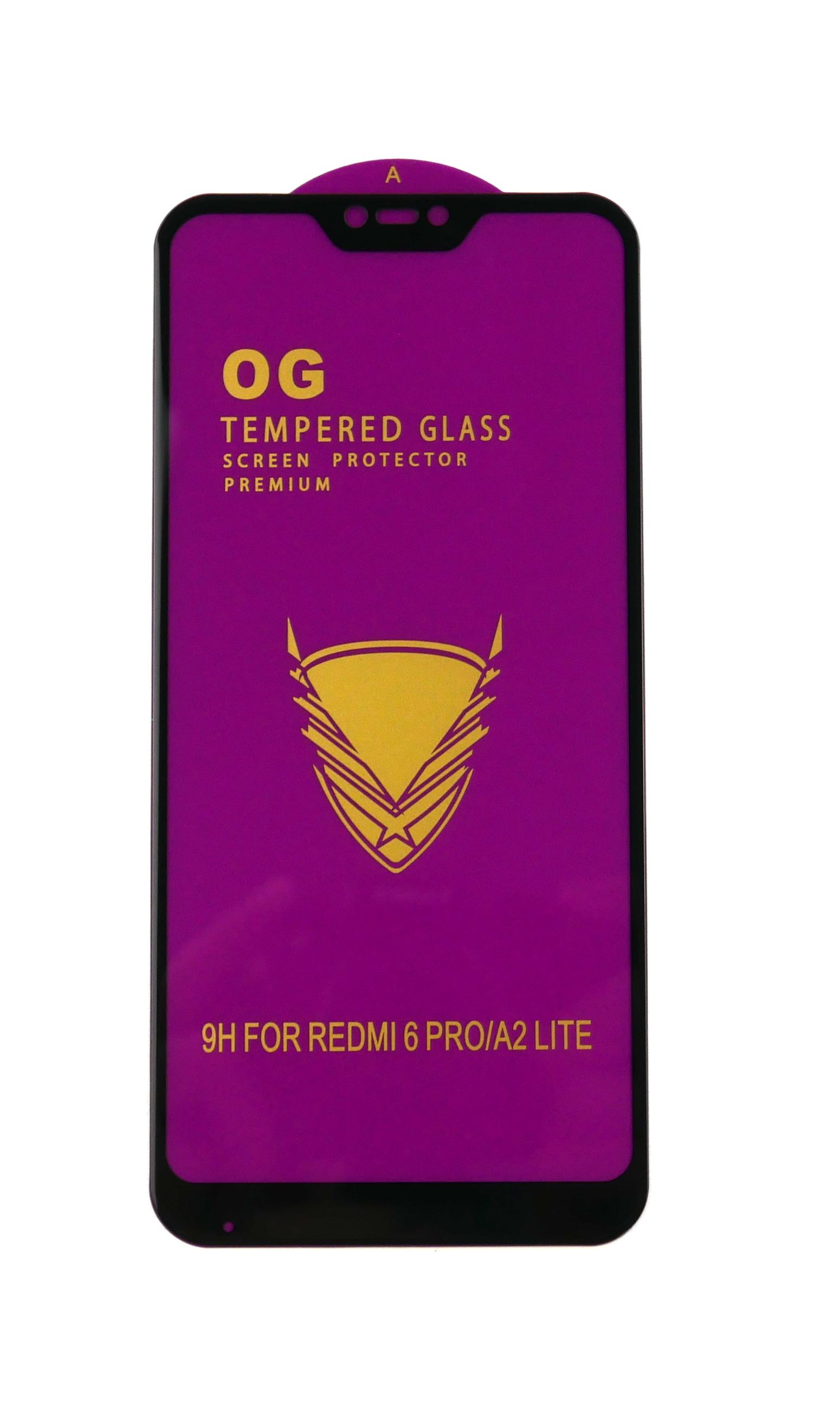 Защитное стекло Glass OG для Xiaomi Mi A2 Lite/Redmi 6 Pro Black (12102) Защитное стекло Glass OG для Xiaomi Mi A2 Lite/Redmi 6 Pro Black (12102)