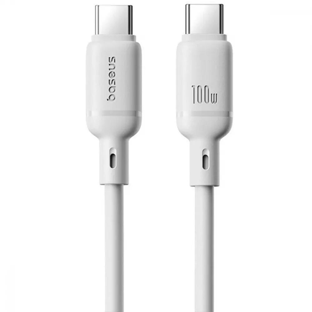 Кабель BASEUS P10377704213-00 Type-C to Type-C White (26449348) - фото 1 Кабель BASEUS P10377704213-00 Type-C to Type-C White (26449348) - фото 1