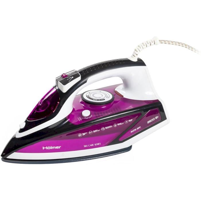 Утюг Holmer HIC-2645 2600 Вт 450 мл Бело-розовый (25239939)
