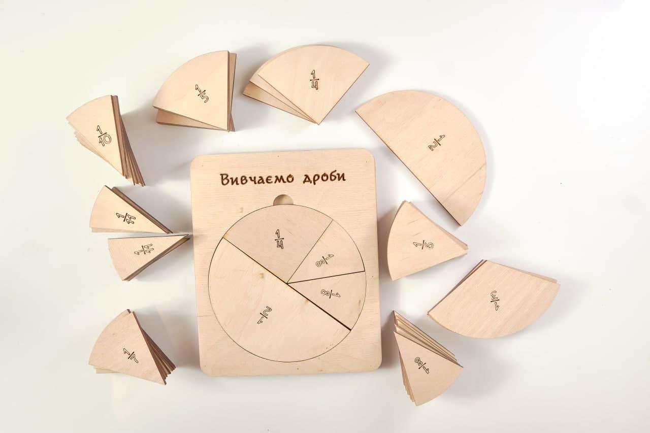 Набор Зробив Тато "Вивчаємо дроби" (RZ0004) - фото 3